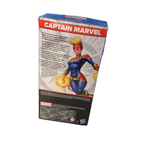 Marvel Captain Marvel 9" Toy by Hasbro - Picture 2 of 4